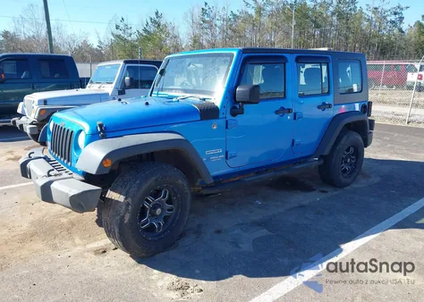 2010 Jeep Wrangler Unlimited Sport Rhd z USA, uszkodzony, nr VIN 1J4BZ3H18AL168265